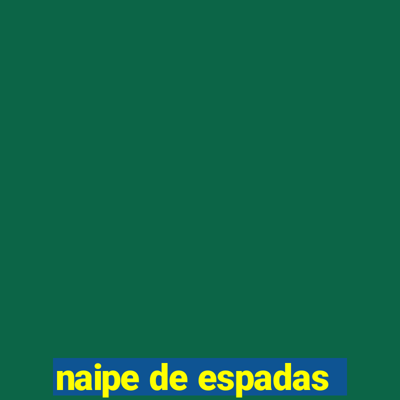 naipe de espadas